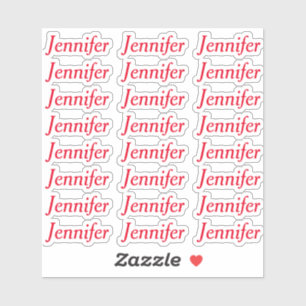 Sticker Créez Votre Propre Nom Personnalisé Élégant