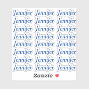 Sticker Créez Votre Propre Nom Personnalisé Élégant