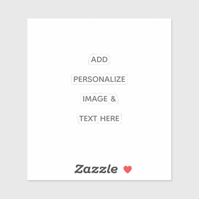 Sticker Créez Votre Propre Personnalisation (Feuille)