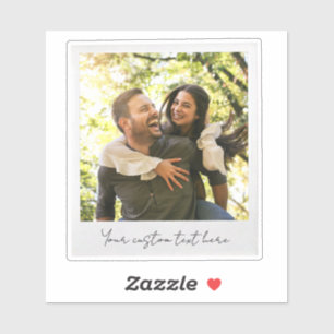 Sticker Créez votre propre photo Retro personnalisée