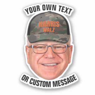 Sticker Créez votre propre Tim Walz
