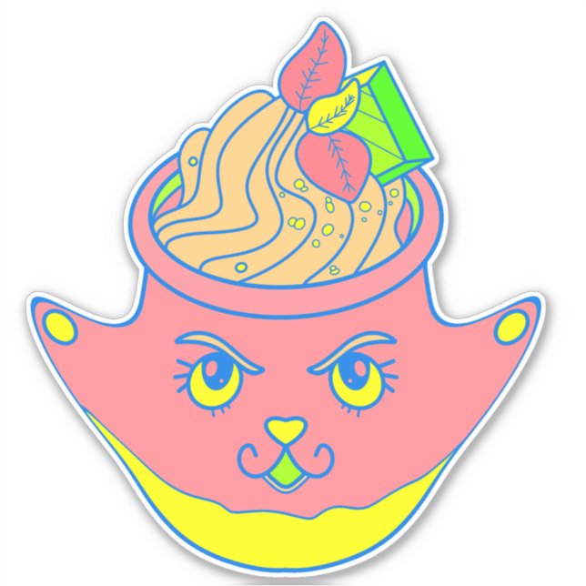 Sticker Crème Glacée Sorbet (Devant)