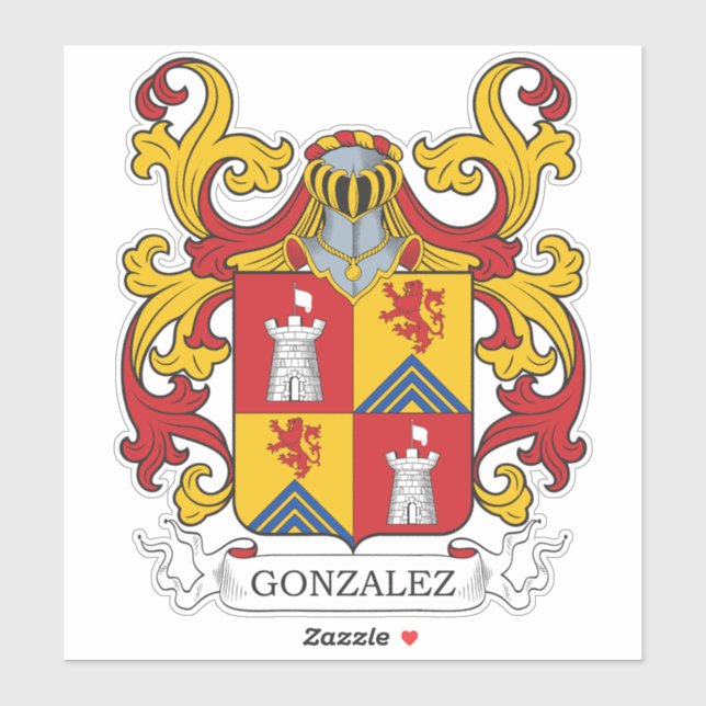 Sticker Crest de Gonzalez (Feuille)