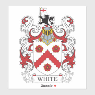 Sticker Crest de la famille blanche
