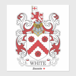 Sticker Crest de la famille blanche