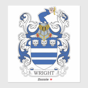 Sticker Crest de la famille Wright
