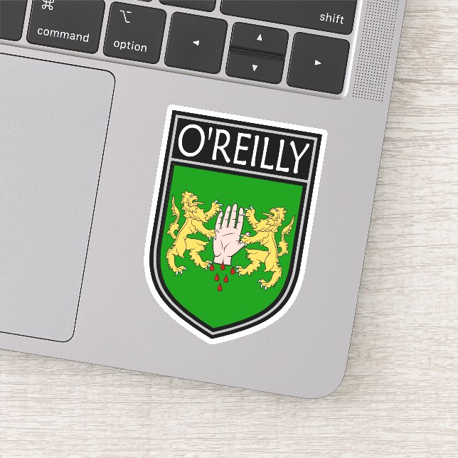 Sticker Crête de clan irlandais - O'Reilly (Détail)