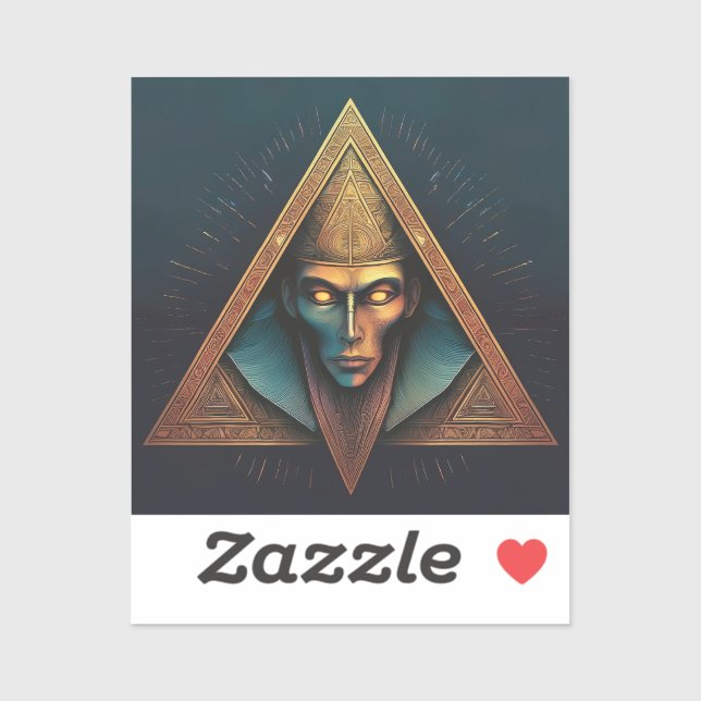 Sticker Crête murale Illuminati (Feuille)