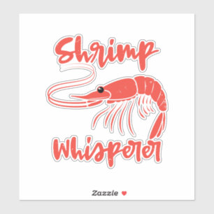 Sticker Crevettes Whisperer Fruits de mer Crayfish Lobster