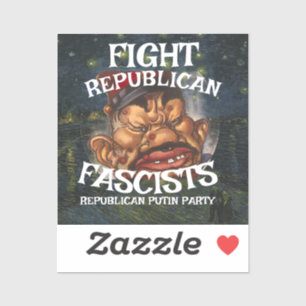 STICKER CRIME DE GUERRE FW FV HG TRUMPS PARTI RÉPUBLICAIN 