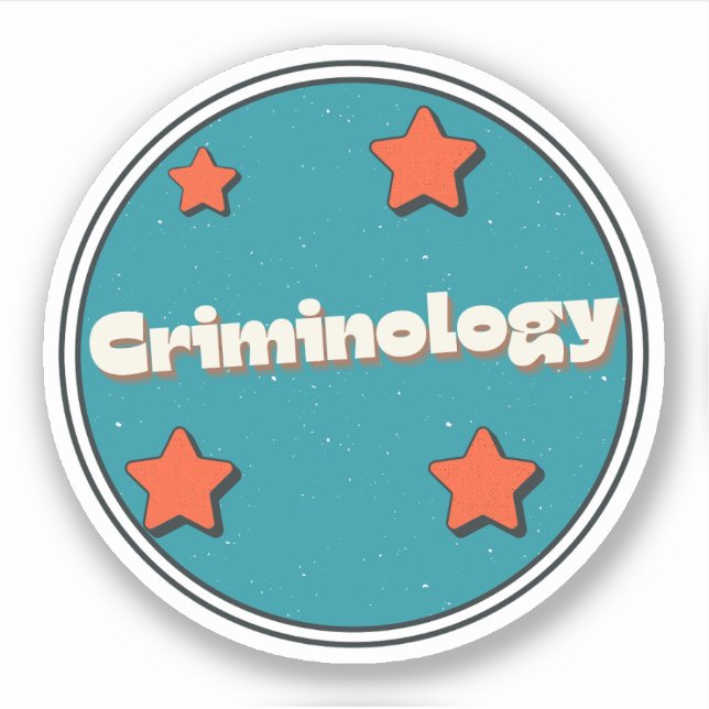 Sticker Criminologie (Devant)