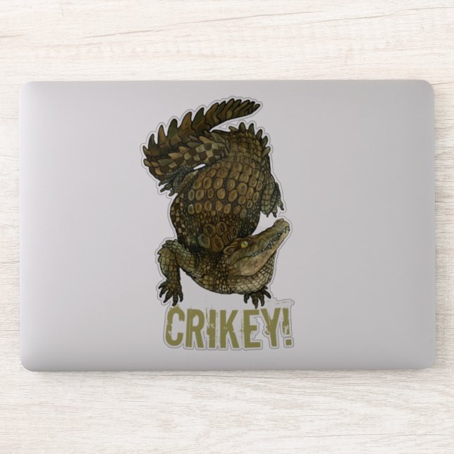 Sticker Crique de crocodile ! (Ordinateur)