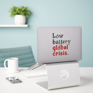 Sticker Crise de batterie