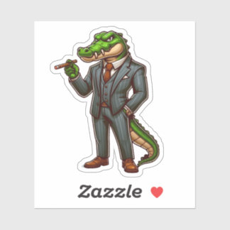Sticker crocodile, animal patron