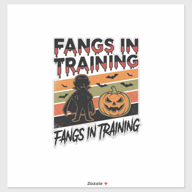 Sticker Crocs en formation T-shirt drôle de vampire Hallow (Feuille)