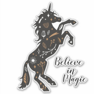 Sticker Croire en la licorne magique