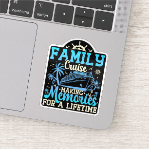 Sticker Croisière en famille créant des souvenirs pour tou