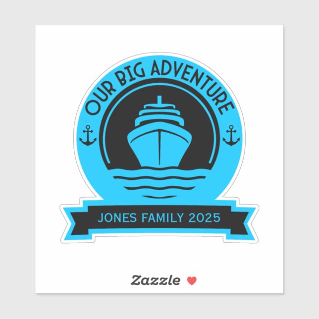 Sticker Croisière mondiale (Feuille)