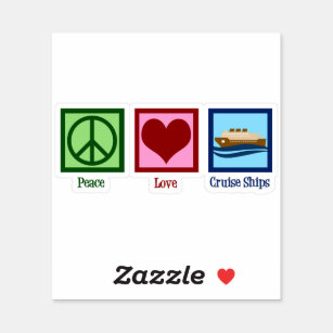Sticker Croisière Peace Love Cruises