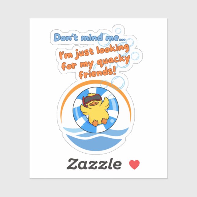 Sticker Croisière pour canards (Feuille)