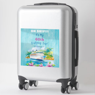 Sticker Croisière pour les 60 ans à Funny Island Beach