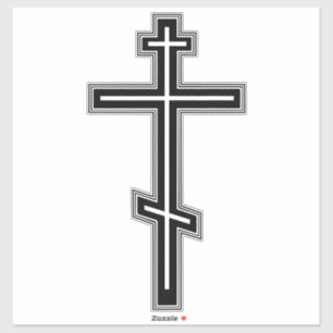 Sticker Croix orthodoxe