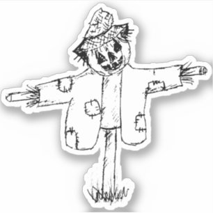 Sticker Croquis de l'Épouvantail