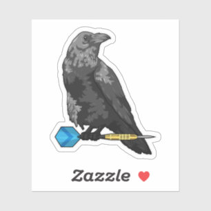 Sticker Crow at Darts