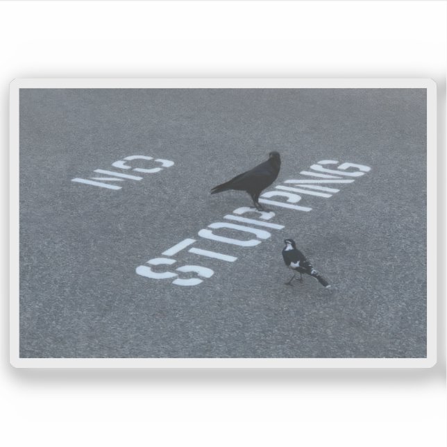 Sticker Crow et Magpie (Devant)