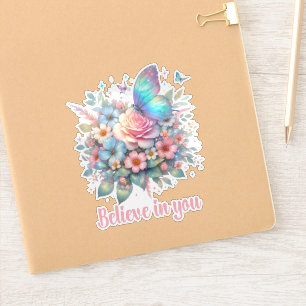 STICKER CROYEZ EN VOUS, AFFIRMATION QUOTIDIENNE POSITIVE