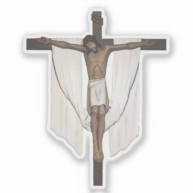 Sticker Crucifix (Devant)
