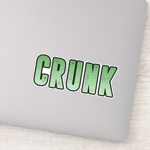 Sticker Crunk, drôle mot d'argot