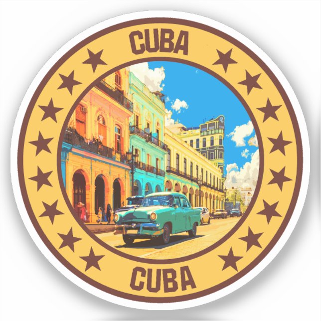Sticker Cuba (Recto)