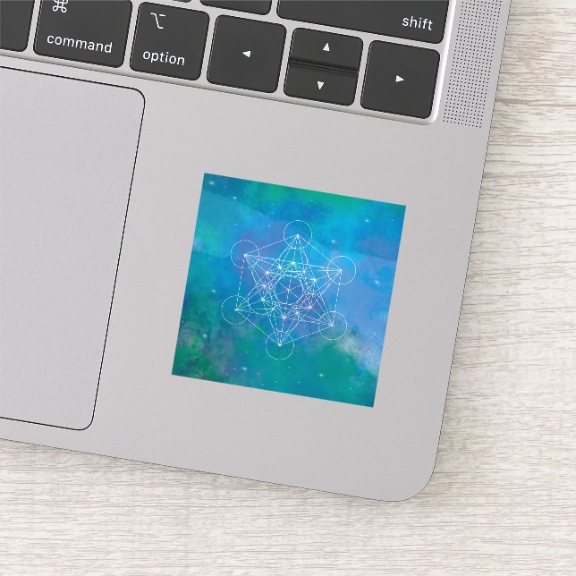 Sticker Cube de Metatron Géométrie Sacrée (Détail)