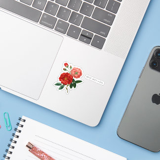 Sticker Cuisine Bold Vintage Floral Arise et brillante cit