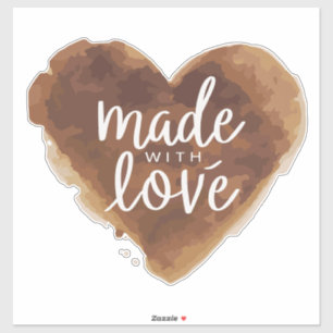 Sticker Cuit Avec Coeur D'Amour