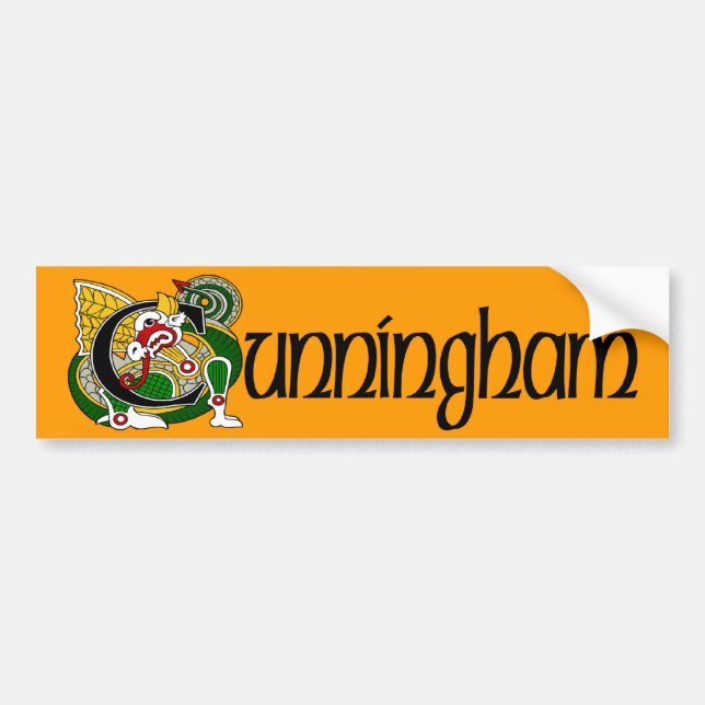 Sticker Cunningham Celtic Dragon (Devant)