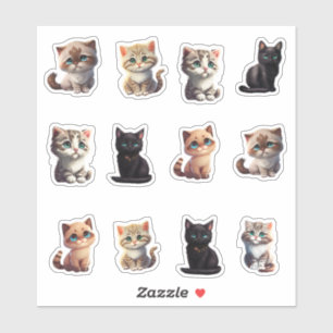 Sticker Cupide Kitties