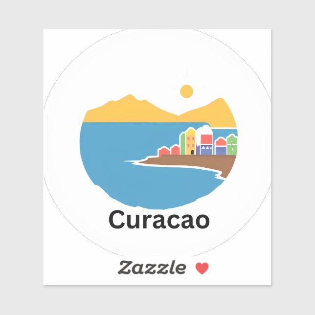 Sticker Curaçao (Feuille)