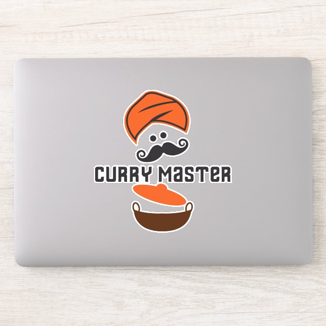 Sticker Curry Master, Love Cuisine, épicé de nourriture ch (Ordinateur)