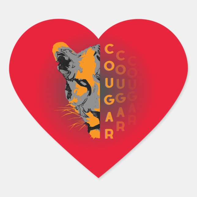 sticker Custom cougar (Devant)