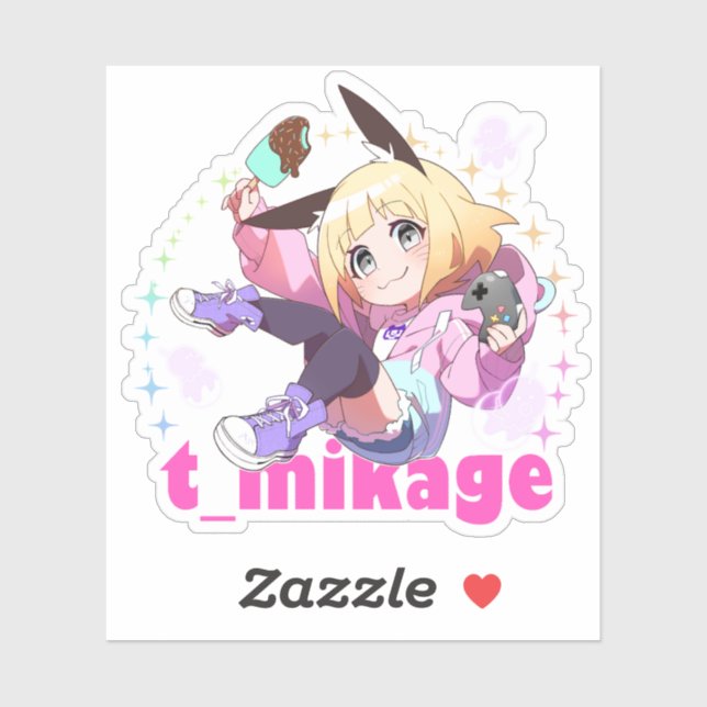 Sticker Custom-Cut Vinyl Sticker　貼ってはがせるラップトップスキン (Feuille)