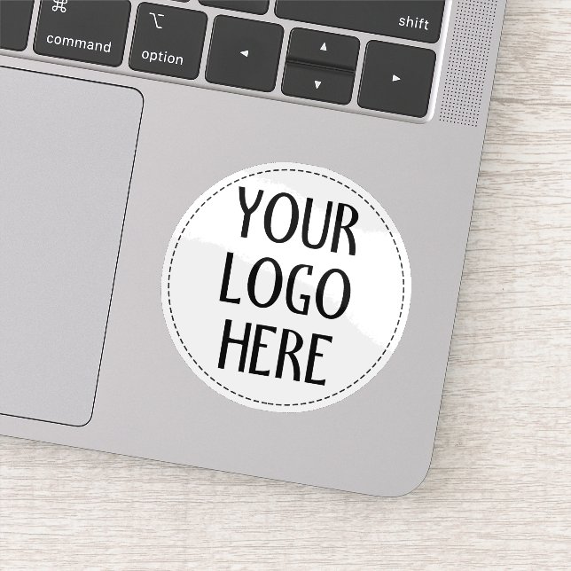 Sticker Customize Your Black White company logo (Détail)