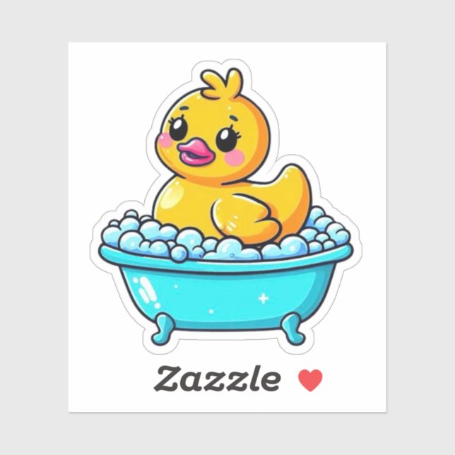 Sticker Cute Caoutchouc (Feuille)