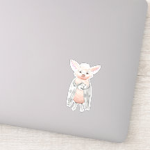 Cute chauve-souris chef avec bol mixte