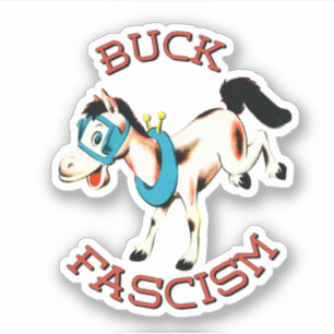 Sticker Cute Cheval Rétro - Fascisme Buck
