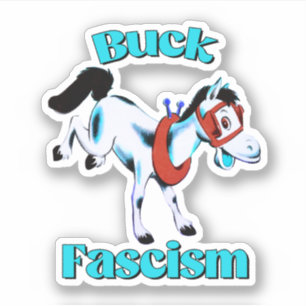 Sticker Cute Cheval Rétro - Fascisme Buck