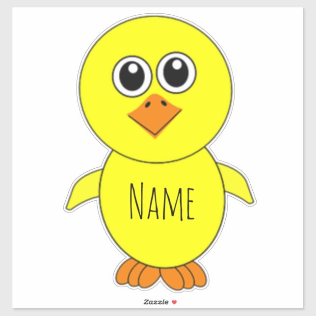 Sticker Cute Chick Thunder_Cove (Feuille)
