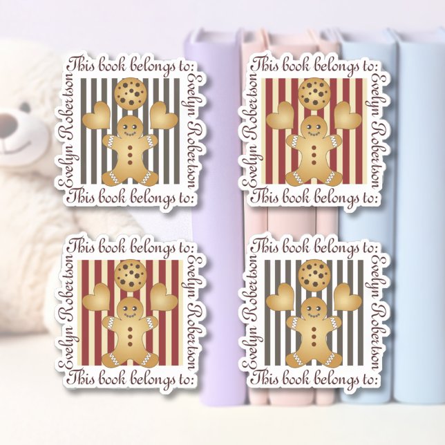 Sticker Cute Cookie Gingerbread Man Boplate (Créateur téléchargé)