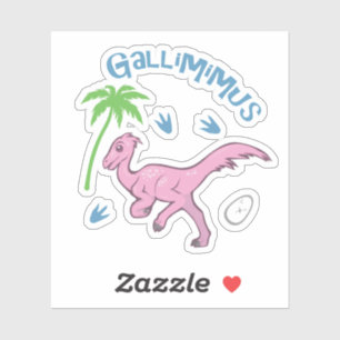 Sticker Cute Gallimimus